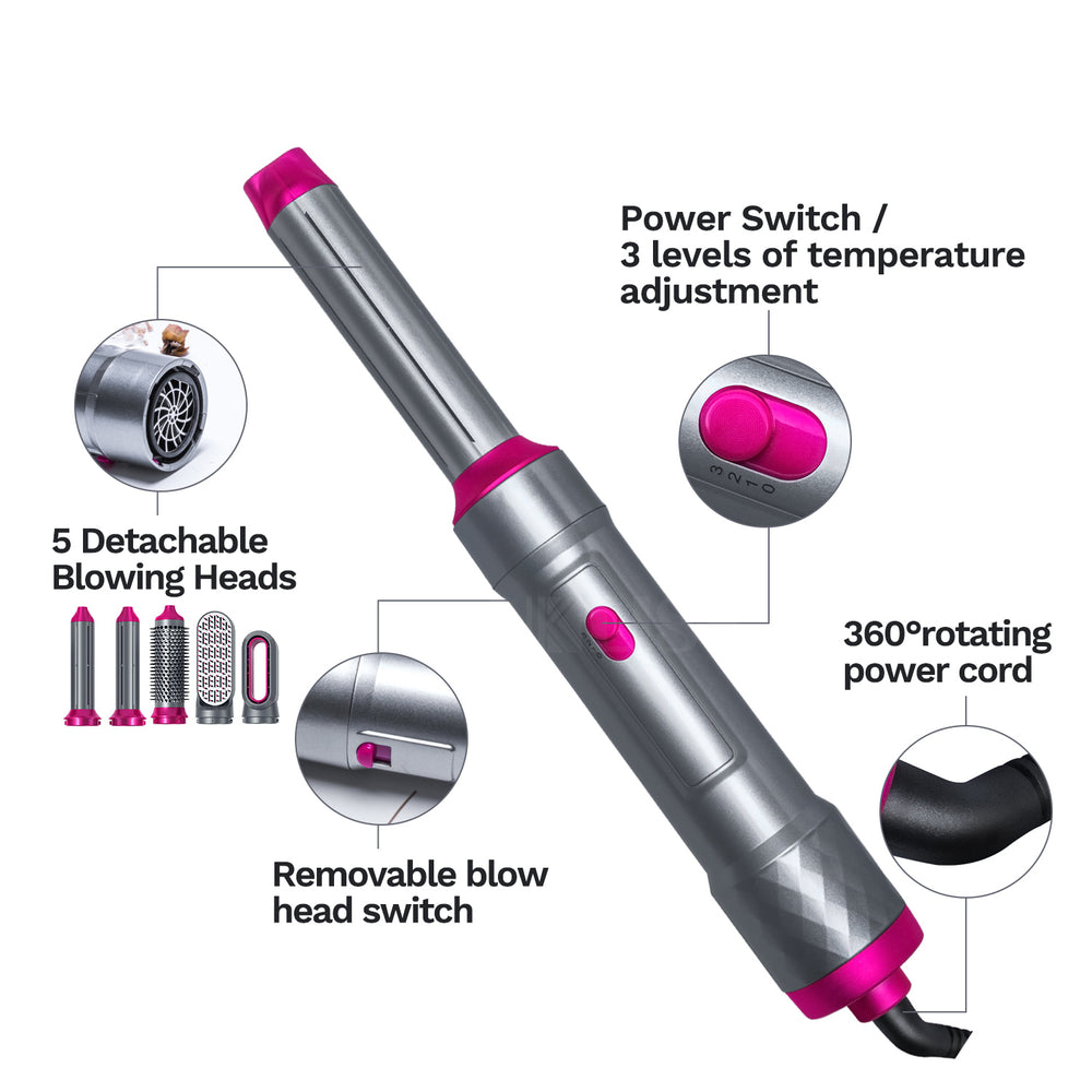 6 in 1 Hair Dryer Brush