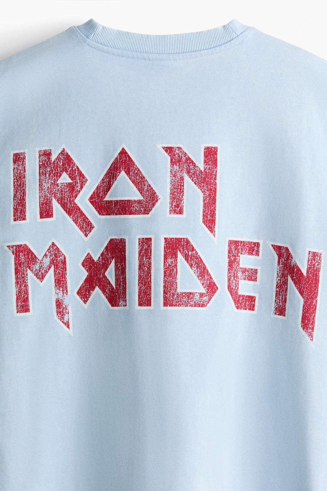 Oversized Printed Raw-Edge Cotton T-Shirt
