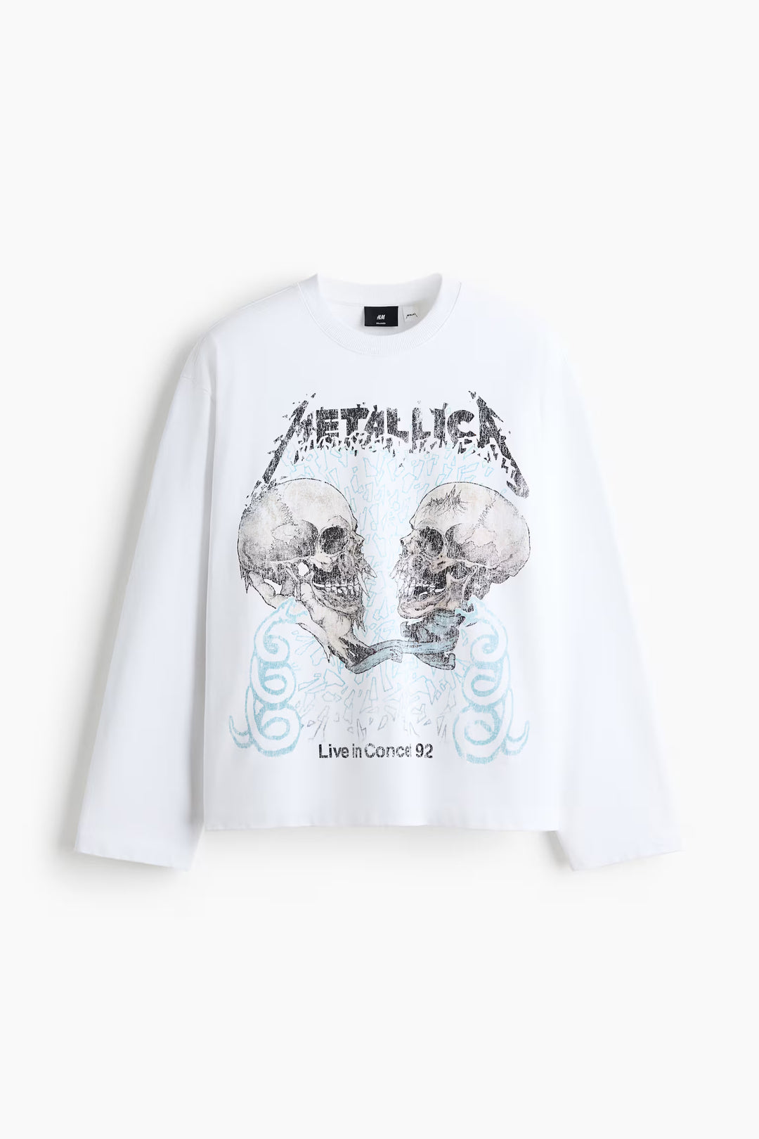 Relaxed-Fit Long-Sleeved Printed Cotton T-Shirt