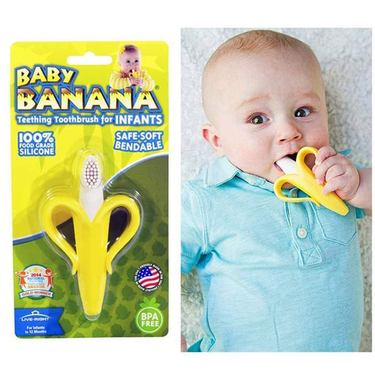 Baby Banana Teething Toothbrush (Buy one get one FREE)