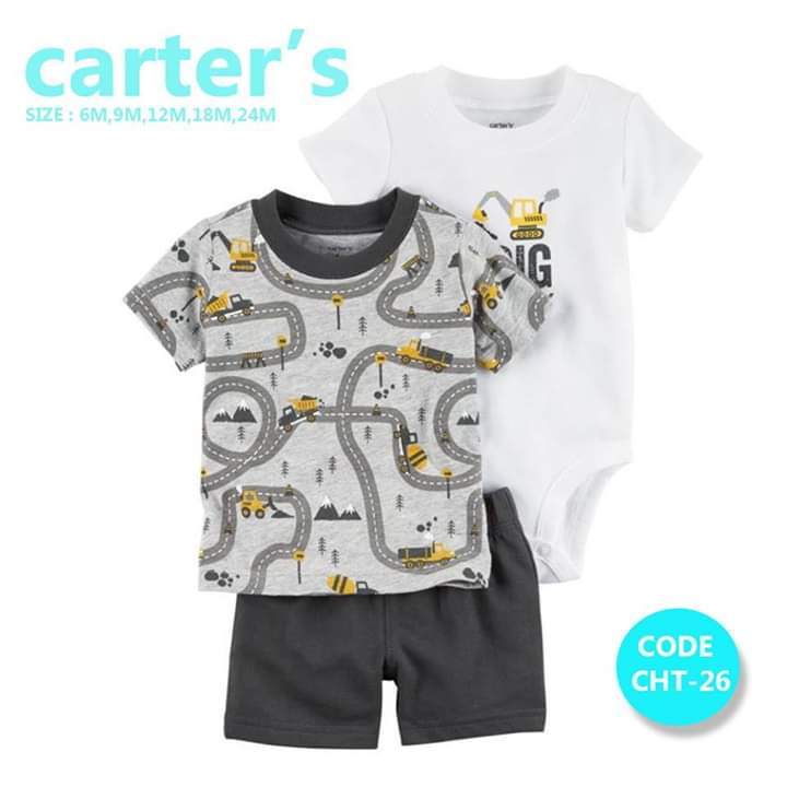 3 Piece Baby Boy Set (Buy one get one FREE)