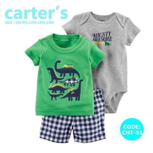 3 Piece Baby Boy Set (Buy one get one FREE)