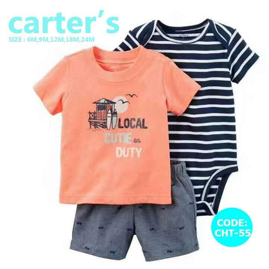 3 Piece Baby Boy Set (Buy one get one FREE)